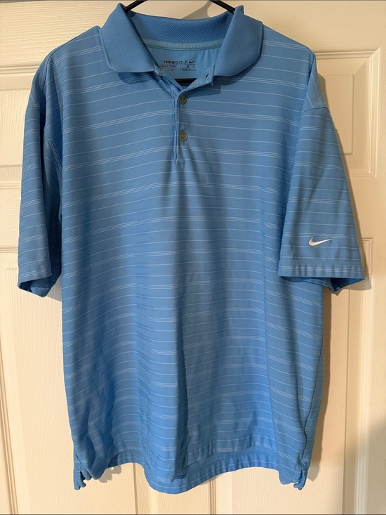 Nike Other - Nike Men’s Blue Striped Dri-FIT Polo